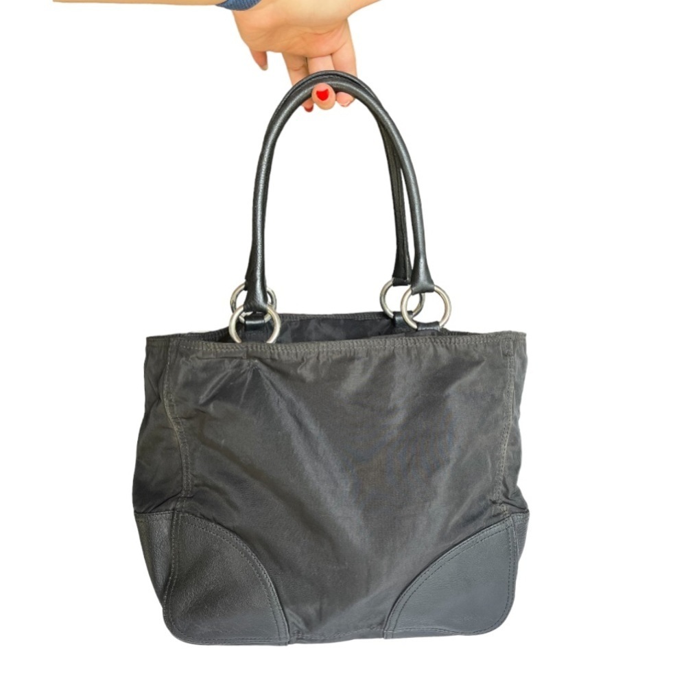 PRADA Nylon and Leather bag Black - Picture 2 of 10